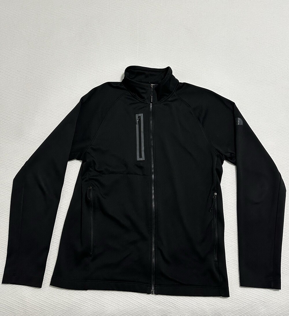 THE NORTH FACE Size M Men’s Full Zip Hardfaced Jacket Black Performance Outdoor